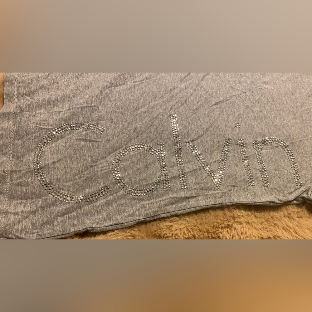 Calvin Klein Logo T-Shirt Rhinestone - Picture 3 of 6